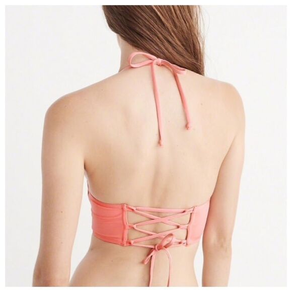 NWT A&F Push Up Plunge Bikini Bra Top 34C - Picture 4 of 9